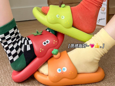 7345 蔬菜个性表情包一字拖36-41