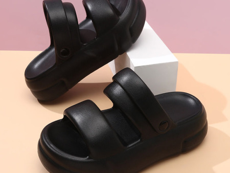  7351 松糕底双带凉鞋女纯色35-40