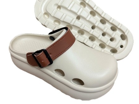 7349 男女松糕厚底包头鞋36-45