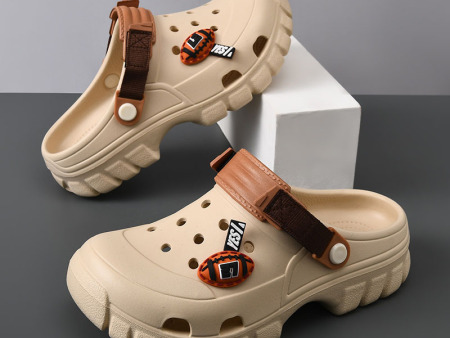 7360  男女织带橄榄球饰扣洞洞鞋35-45