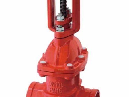 沟槽式硬密封人防防护铜芯明杆闸阀