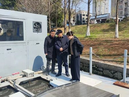 河海大学专家团队考察镇江团结河内源治理项目