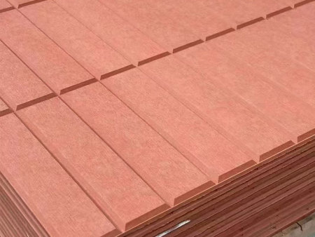 Cement groove board perforated board