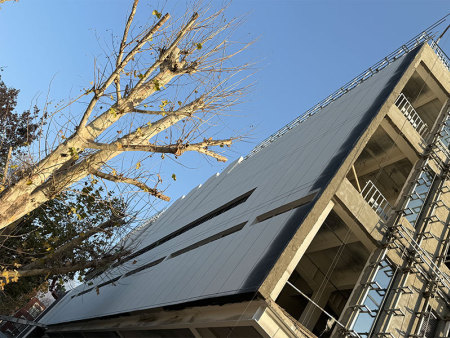 External wall cladding of Shandong Agricultural University