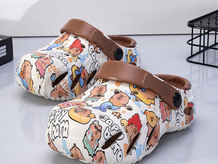 7367 卡通卡皮巴拉儿童洞洞鞋28-38