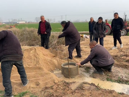 开封打井打桩水开封打井杏花营麦田浇地井