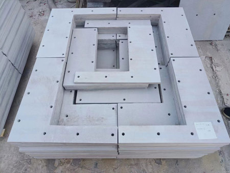 Cement groove board perforated board