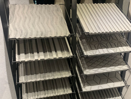 Cement groove board perforated board