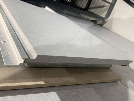 Cement groove board perforated board