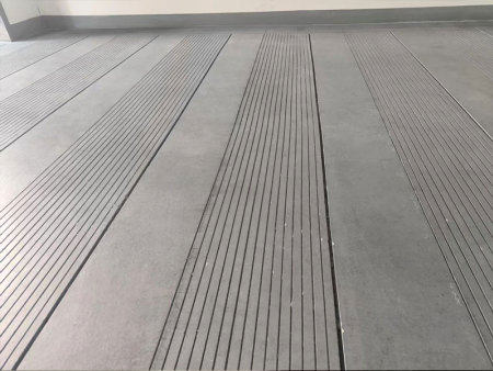 Cement groove board perforated board