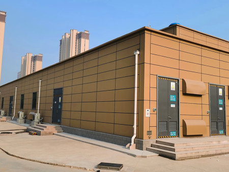 Prefabricated wall panels for substations and hydropower stations