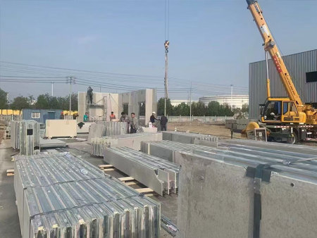 Prefabricated wall panels for substations and hydropower stations