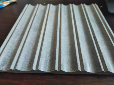 Cement groove board perforated board