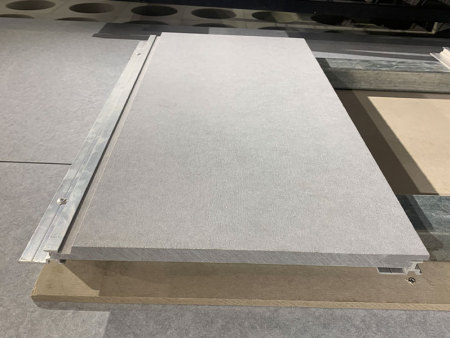 Cement groove board perforated board