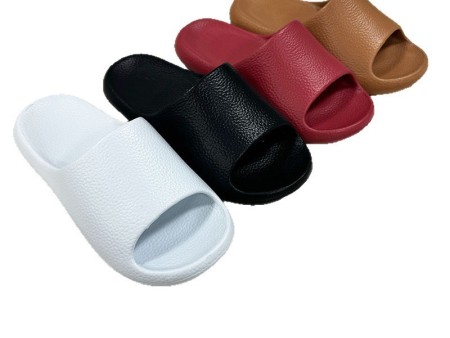 7392 简约皮纹家居一字拖36-41