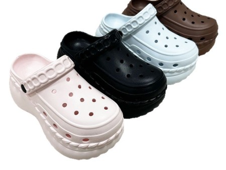 7388 麻绳捆边增高洞洞鞋女35-40