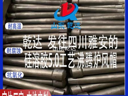 山东乾达 发往四川雅安的 硅溶胶5.0工艺 沸腾炉风帽 