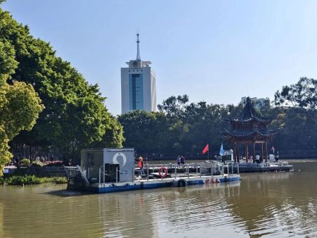 福州西湖底泥洗脱项目正火热推进