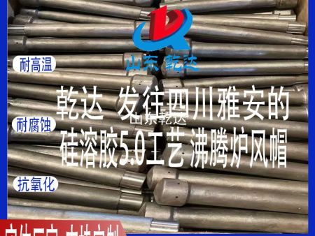 山东乾达 发往四川雅安的 硅溶胶5.0工艺 沸腾炉风帽 