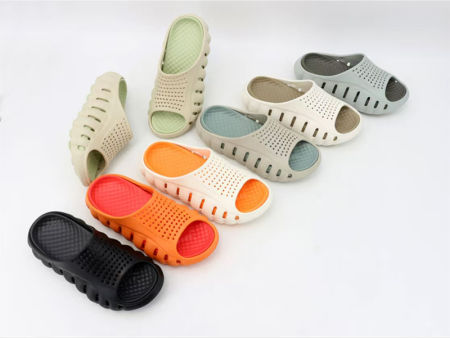 7414  豆豆一字拖双色男女36-45