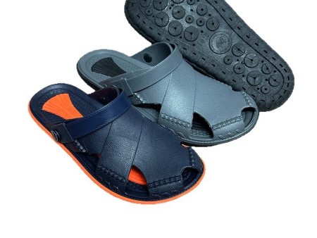 7409PVC包头洞洞鞋男39-44  单码  