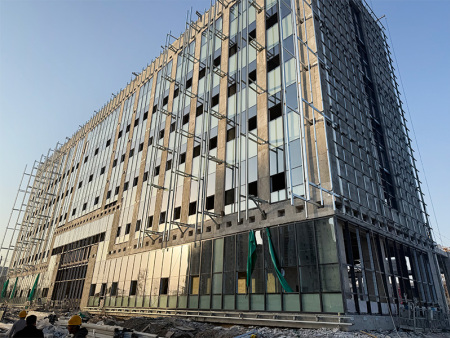 鄄城人民檢察院水泥纖維板外墻板施工現(xiàn)場(chǎng) 鄄城人民檢察院水泥纖維板外墻板施工現(xiàn)場(chǎng)