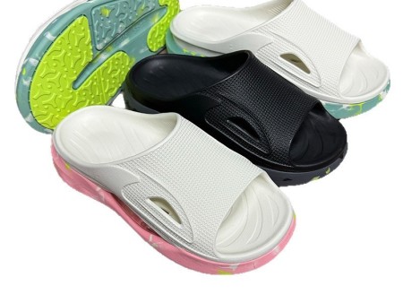 7417 花色底气垫情侣一字拖36-45