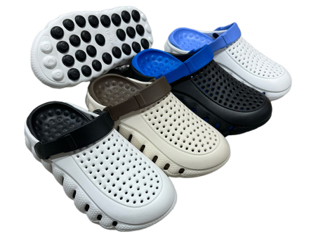 7423 豆豆底双色男士洞洞鞋40-45