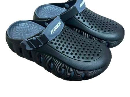 7426 双色 豆豆鞋底滴塑厚底洞洞鞋男女36-45