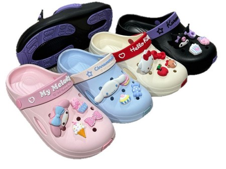 7422 卡通饰扣系列儿童亲子洞洞鞋170-220 35-40