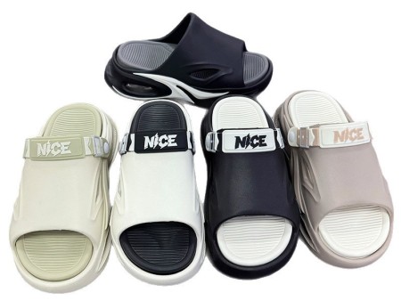 7436 气垫描漆滴塑带男士凉鞋38-45