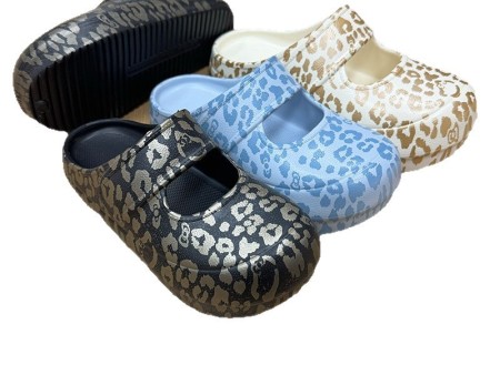 7453 印刷豹纹女款包头鞋35-40