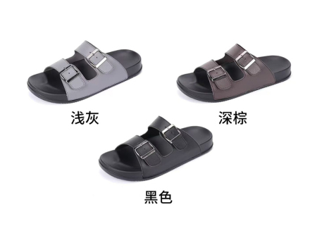 7465 男士一字扣拖40-45