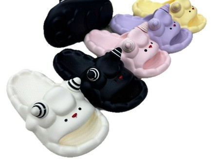 7462 纯色小羊一字拖亲子款170-220 35-40