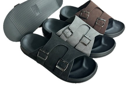 7467 反绒皮博肯男士一字拖40-45(单码）