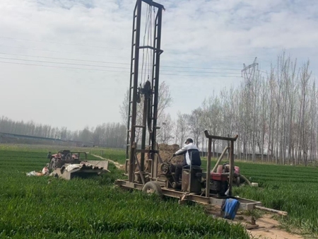 开封打井打桩麦田浇地打井项目