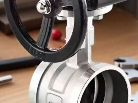 沟槽式不锈钢涡轮蝶阀