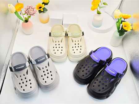 7482 气垫表情镂空男士洞洞鞋40-45