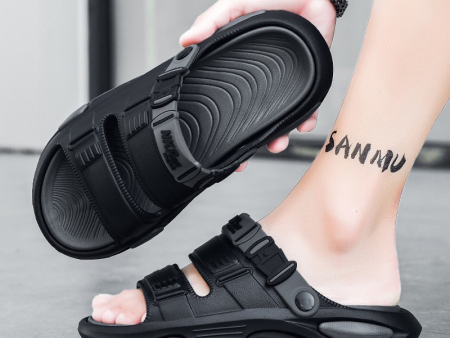 7479 一字镂空男士运动凉鞋38-46