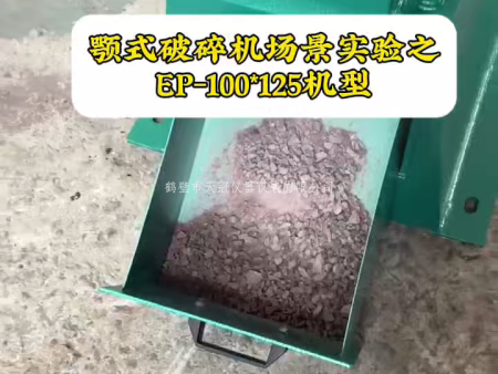 试料-EP-100X125颚式破碎机 | 鹤壁天冠厂家