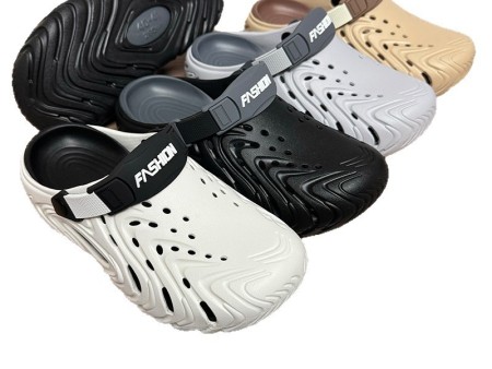 7492 滴塑后带运动男士洞洞鞋40-45