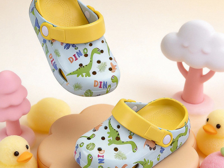 7487 儿童数码印花洞洞鞋26-38