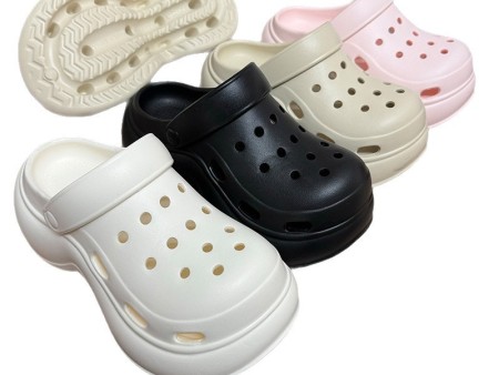 7500 增高纯色包头洞洞鞋女35-40