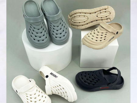 7514 情侣侧帖字运动洞洞鞋36-45