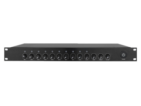 PH-3206P前置放大器 12路输入（7路话筒、3路线路、2路紧急输入）
