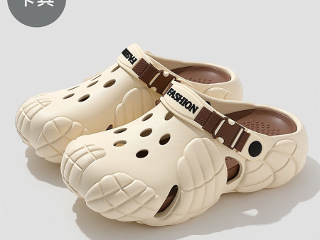 7533 外穿篮球纹理洞洞鞋男女36-45