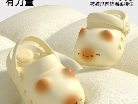 7532 亲子猫咪卡通包头鞋32-41