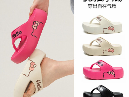 7529 凯蒂猫厚底人字拖女35-40