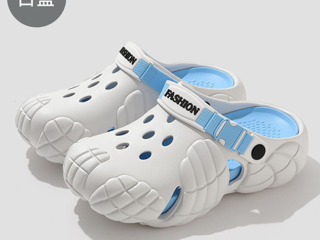 7533 外穿篮球纹理洞洞鞋男女36-45