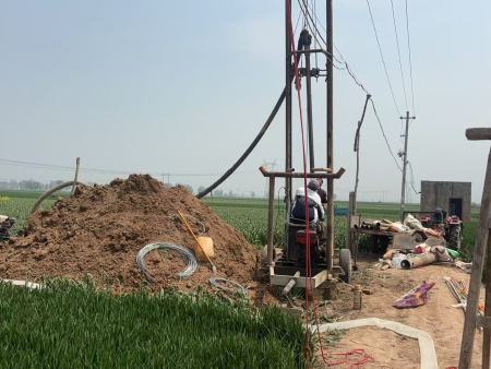 开封打井打桩蒜地打井麦田浇地井120米